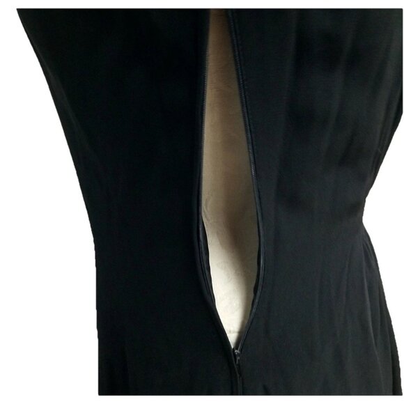 Giorgio Armani Vtg Le Collezioni Long Sleeve Fitted Dress Sz 42/8 Whimsigoth - Picture 6 of 9